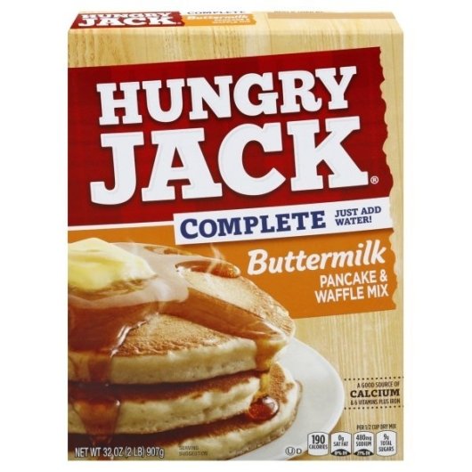 HUNGRY JACK COMPLETE BUTTERMILK PANCAKE MIX, 6 - 32 OZ