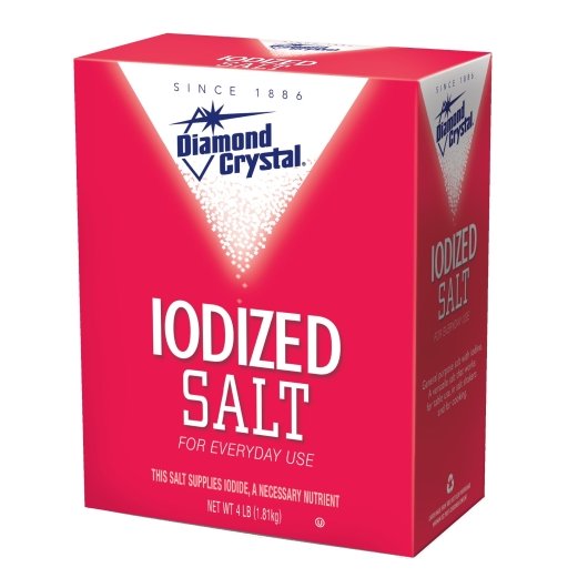 Diamond Crystal Table Salt Iodized 4lb