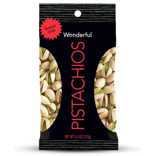 WONDERFUL PISTACHIOS PISTACHIO SWEET CHILI, 3- 8 - 4.5 OZ