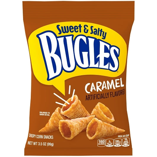 Bugles Sweet and Salty Caramel Crispy Corn Snacks