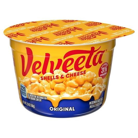 VELVEETA SHELLS AND CHEESE ORIGINAL CUPS, 10 - 2.39 OZ