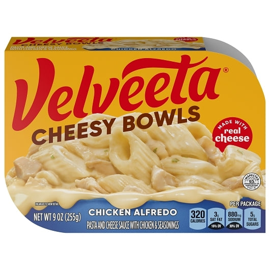 VELVEETA CHEESY SKILLETS DINNER CHICKEN ALFREDO 6-9 OUNCE