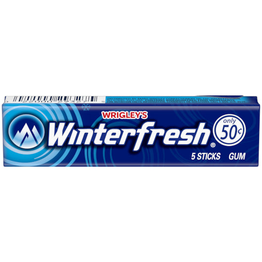 WINTERFRESH GUM 5 STICKS PER PACK 40 PER CARTON 20 PER CASE