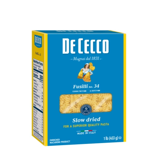 DE CECCO NO. 34 FUSILLI, 12 - 1 LB