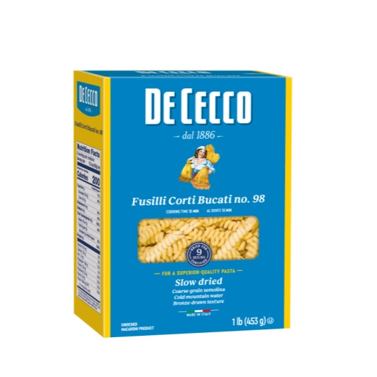 DE CECCO NO. 98 FUSILLI CORTI BUCATI, 12 - 1 LB