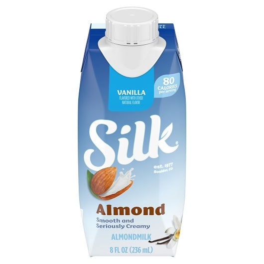SILK ASEPTIC VANILLA ALMOND MILK, 18 - 8 FO