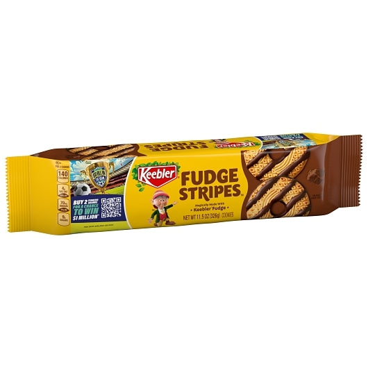 Keebler Original Fudge Stripes 12/11.5 Ounce Tray