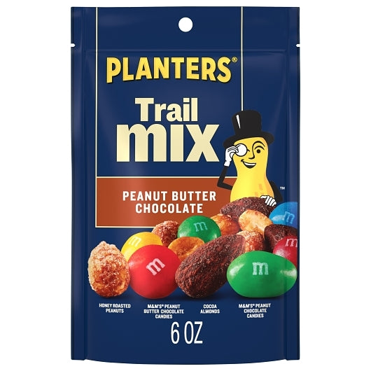 PLANTERS PEANUT BUTTER CHOCOLATE TRAIL MIX, 12 - 6 OZ