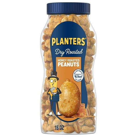 PLANTERS DRY HONEY ROASTED PEANUT, 12 - 16 OZ