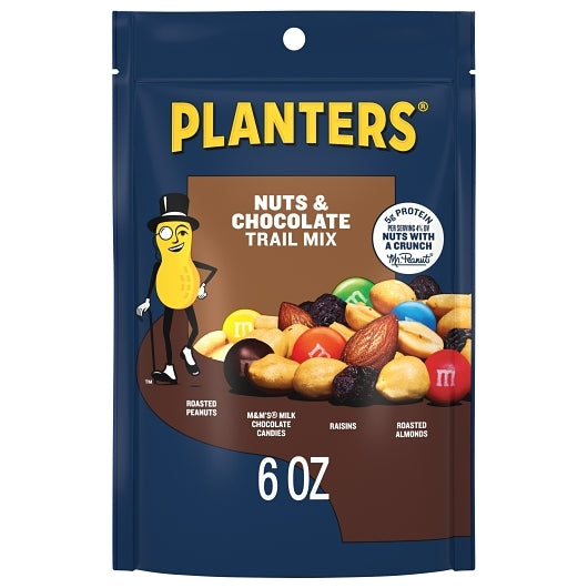 PLANTERS NUTS & CHOCOLATE TRAIL MIX, 12 - 6 OZ
