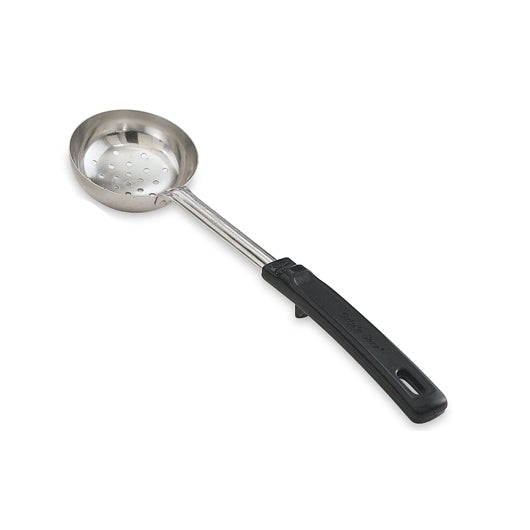 VOLLRATH STAINLESS STEEL 3 OUNCE PERFORATED SPOODLE BLACK HANDLE, 1 - 1 EA