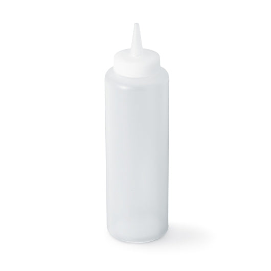 VOLLRATH 12 OUNCE ALL PURPOSE PLASTIC CLEAR SQUEEZE BOTTLE, 1 - 12 EA