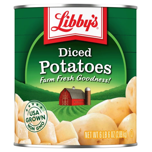 LIBBY'S POTATO LIBBY DICED, 6 - 102 OZ
