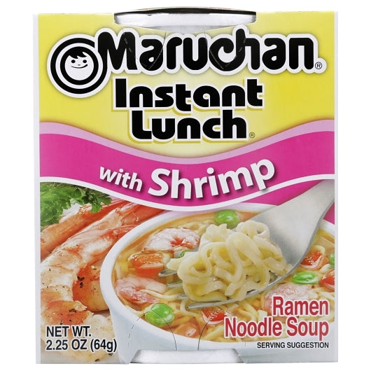 Maruchan Instant Lunch Shrimp 2.25 oz Noodles