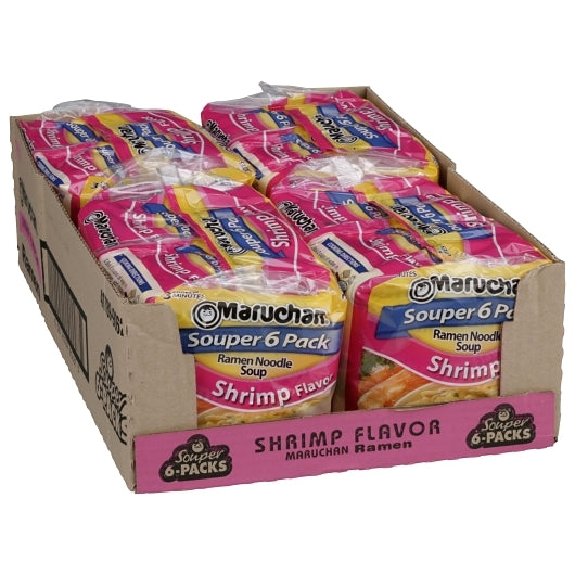 RAMEN Souper 6pk Shrimp Noodles Case