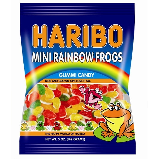 Haribo Confectionery Mini Rainbow Frogs 5 oz
