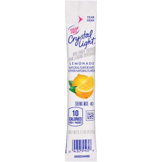 CRYSTAL LIGHT KOSHER, DRINK LEMONADE ON THE GO, 4 - 30 - 0.17 OZ