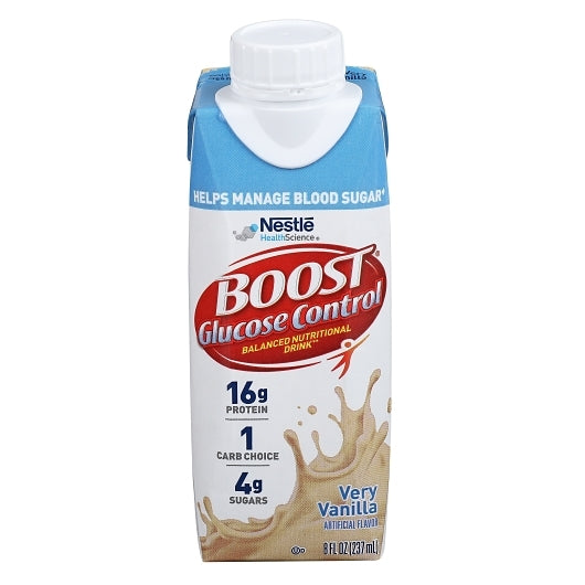 BOOST Glucose Control Balanced Nutritional Drink Vanilla 24x237mL