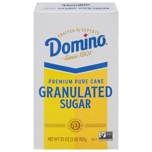 DOMINO GRANULATED RETAIL SUGAR, 24 - 2 LB
