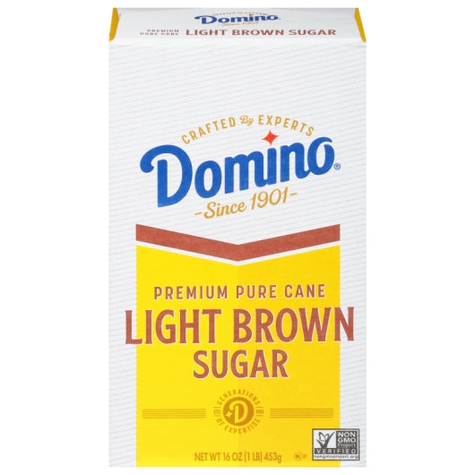 DOMINO LIGHT BROWN SUGAR, 24 - 1 LB
