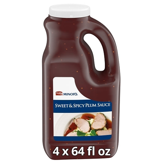 Minor's Sweet and Spicy Plum Sauce Ready To Use 4 x 0.5 gallon