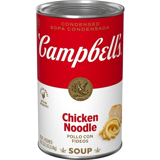 CAMPBELL'S CLASSIC CHICKEN NOODLE CONDENSED SHELF STABLE SOUP, 12 - 50 OZ