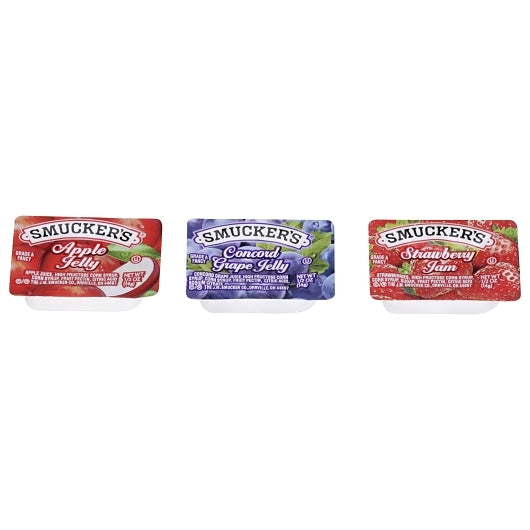 Smucker's 1/2 Ounce Assortment 8 Plastic