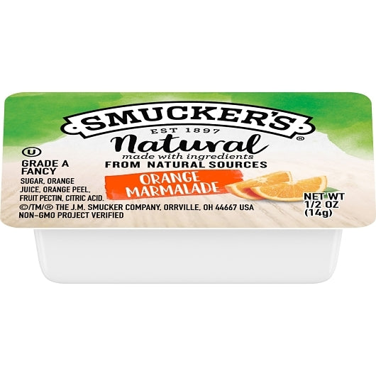 Smucker's 1/2 Ounce Natural Natural Orange Marmalade Jam