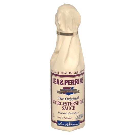 LEA & PERRINS WORCESTERSHIRE SAUCE BOTTLE, 12- 10 FO