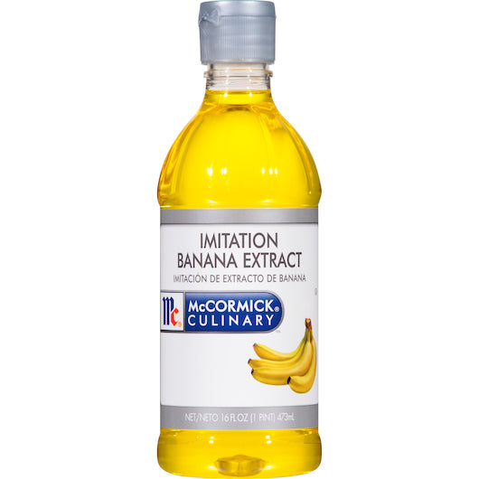 McCormick Culinary Imitation Banana Extract, 16 fl oz (Case of 6)