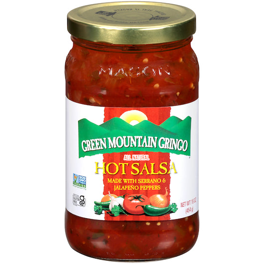 12/16 oz. Green Mountain Gringo Hot Salsa