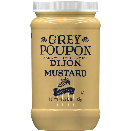 GREY POUPON CLASSIC DIJON MUSTARD BULK, 6 - 48 OZ