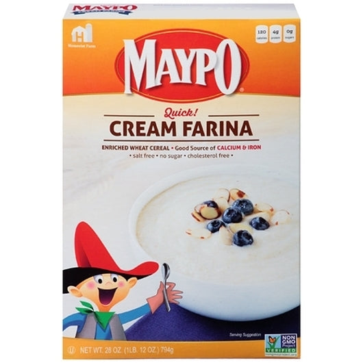 CEREAL, MAYPO QUICK CREAM WHEAT FARINA