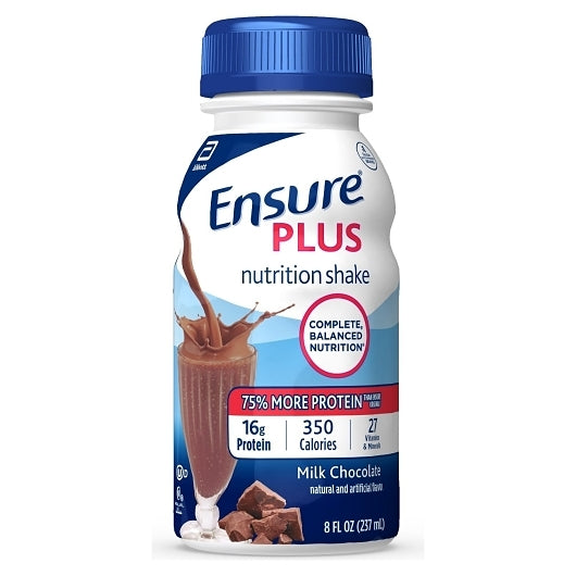 ENSURE PLUS CHOCOLATE 4X6PK/8 FL OZ BOTTLES