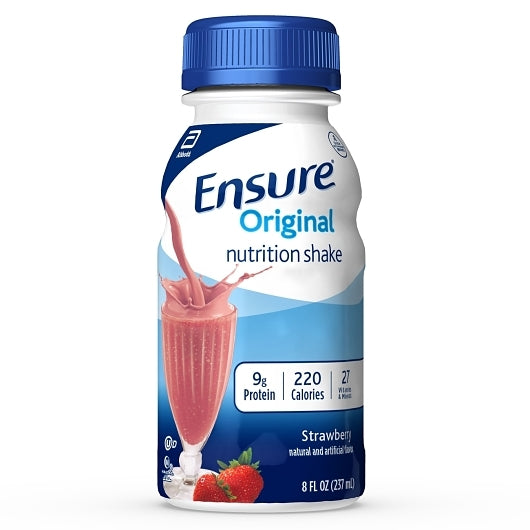 ENSURE SHAKE STRAWBERRY 4X6PK 8 FL OZ BOTTLES