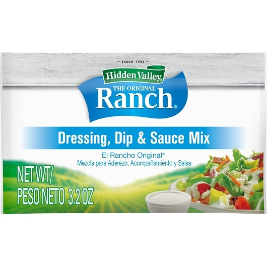 HIDDEN VALLEY GLUTEN FREE ORIGINAL DRY MIX SALAD DRESSING MIX, 18 - 3.2 OZ