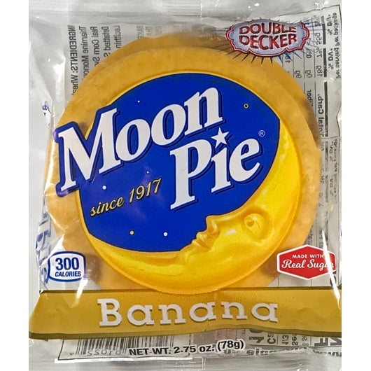 Banana Double Decker MoonPie Marshmallow Sandwich Case 9/9 ct./2.75 oz.