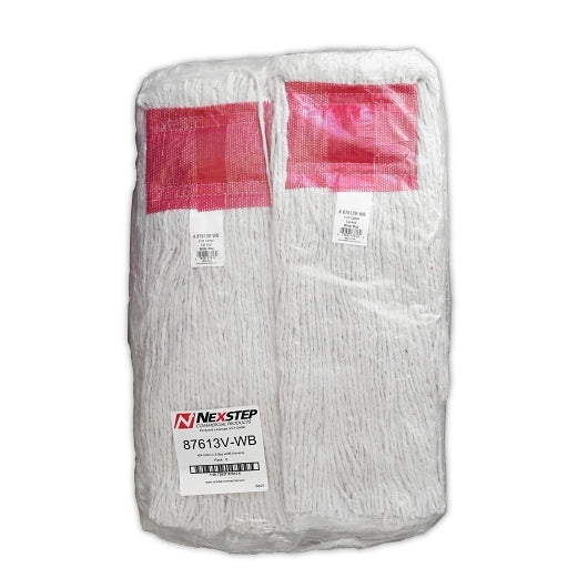 O-CEDAR COMMERCIAL #32 COTTON CUT-END MOP W/5? BAND, 1 - 6 EA