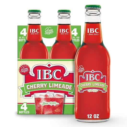 12OZ IBC CHERRY LIMEADE SUGR GLS 4PKX6