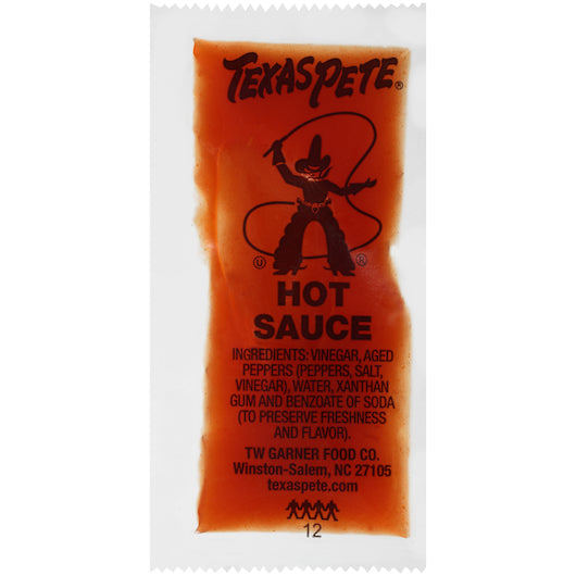 7 gram Texas Pete Hot Sauce packet