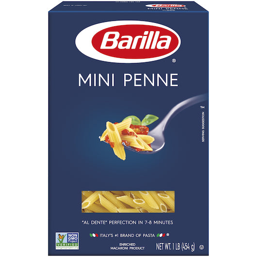 Mini Penne Barilla 16oz 12 Pack USA