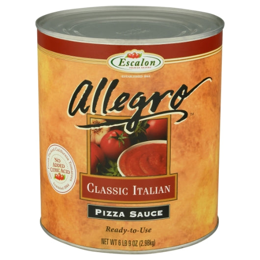 HEINZ ALLEGRO ITALIAN PIZZA SAUCE, 6 - 6.563 LB