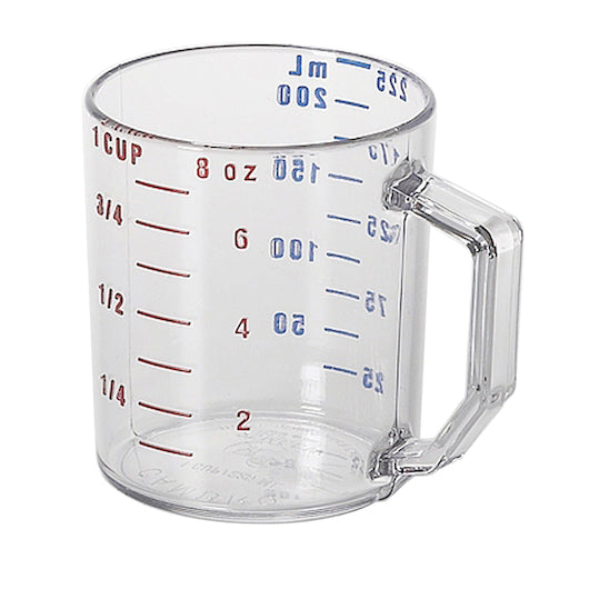 CAMBRO PLASTIC 1 CUP CLEAR MEASURING CUP, 1 -1 EA