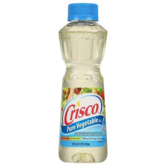 Crisco 16 Fluid Ounce Vegetable Oil 12 COUNT - bottles