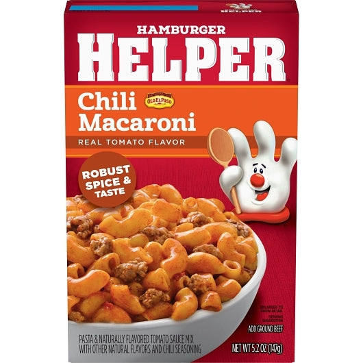 HELPER CHILI MACARONI, 12 - 5.2 OZ