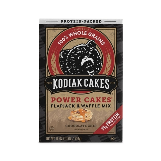 KODIAK CAKES CHOCOLATE CHIP PANCAKE AND WAFFLE MIX, 6 - 18 OZ