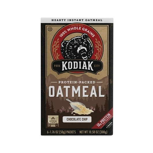 KODIAK CAKES CHOCOLATE CHIP OATMEAL PACKETS, 6 - 10.58 OZ