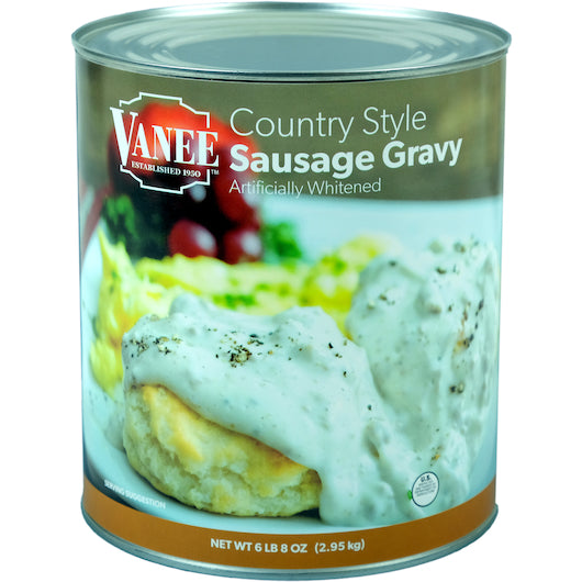 Country Style Sausage Gravy, Artificially Whitened