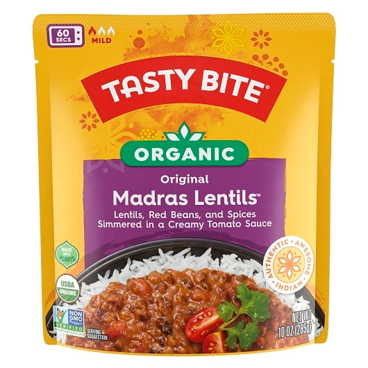 TASTY BITE MADRAS LENTILS, 48 - 10 OZ