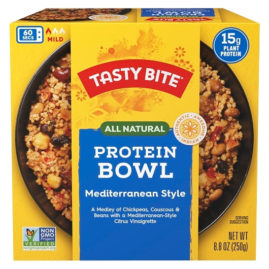 TASTY BITE PROTEIN BOWL MEDITERRANEAN STYLE, 6 - 250 GR